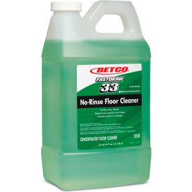Betco FastDraw 33 No-Rinse Floor Cleaner 2 L Bottle 4 Bottles - 25847-00 BET2584700