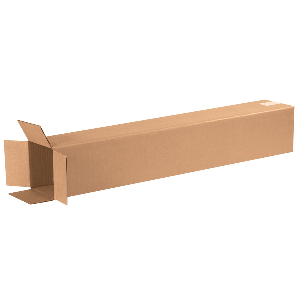 Partners Brand Tall Corrugated Boxes, 6in x 6in x 36in, Kraft, Pack Of 25 MPN:6636