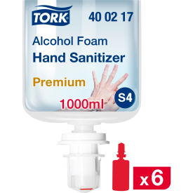 Tork® Premium Alcohol Foam Hand Sanitizer 1 Liter Unscented 6 Bottles/Case 400217
