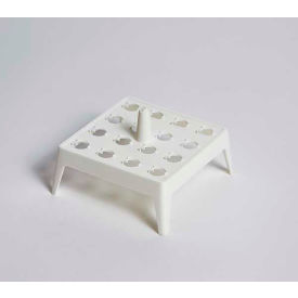 United Scientific™ Floating Microtube Racks PP 16 Places White Pack of 12 63201