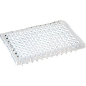 0.2mL 96-Well PCR Plate Half Skirt (ABI-style) Flat top Clear 10/Pack PCR-HS-FL02