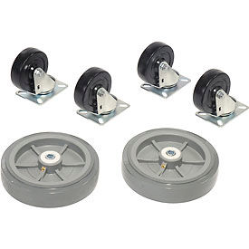 Replacement Caster Kit for GoVets™ Wood & Steel Deck Narrow Aisle Platform Trucks CP47330