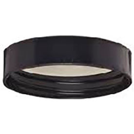 Wheaton® 48-400 Black Phenolic Caps 14B Rubber Liner Case of 72 W239306
