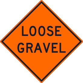 NMC TM236K Traffic Sign Loose Gravel Sign 30