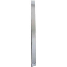 ASI Global Partitions Stainless Steel Pilaster w/ Shoe - 5