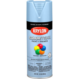 Krylon® Colormaxx™ Paint & Primer 12 oz. Gloss Peekaboo Blue K05530007 - Pkg Qty 6