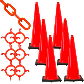 Mr. Chain® Traffic Cone & Chain Kit Traffic Orange 13-6972