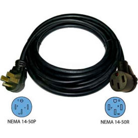 Conntek 14307 50-Ft 50-Amp RV Camp Power Straight Blade Extension Cord NEMA 14-50P to NEMA 14-50R 14307**