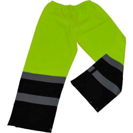 Petra Roc Waterproof Drawstring Pants ANSI Class E 300D Oxford/PU Coating Lime/Black L LBPP-CE-L