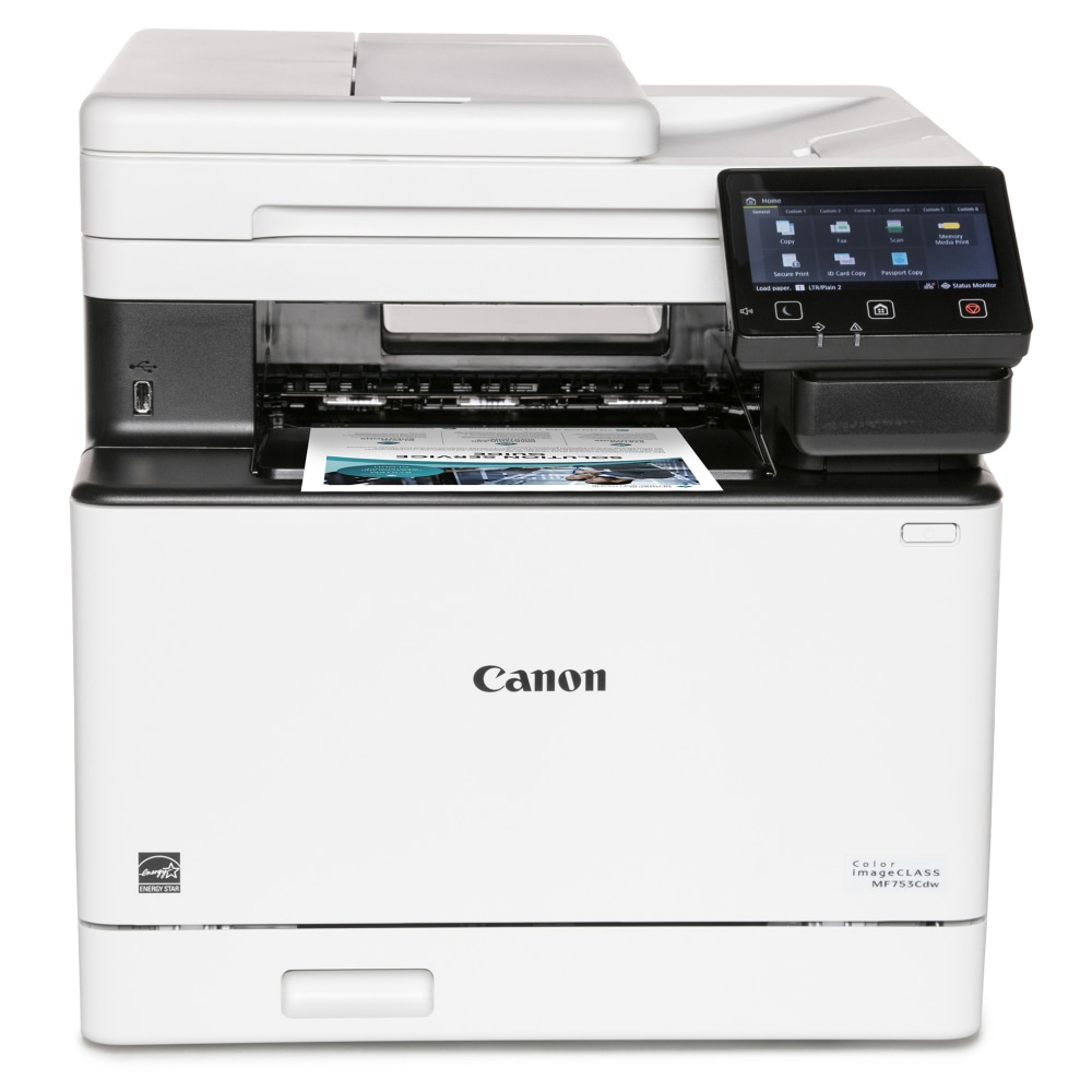 Canon imageCLASS MF753Cdw Wireless Laser All-In-One Color Printer MPN:5455C010