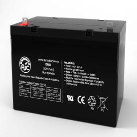AJC® Invacare Torque Wheelchair Replacement Battery 55Ah 12V NB AJC-D55S-J-2-197248