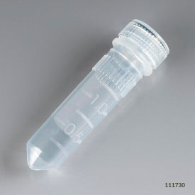 Microtube 2mL Attached Screw Cap for Color Insert with O-Ring Sterile Polypropylene 1000/Pack 111730