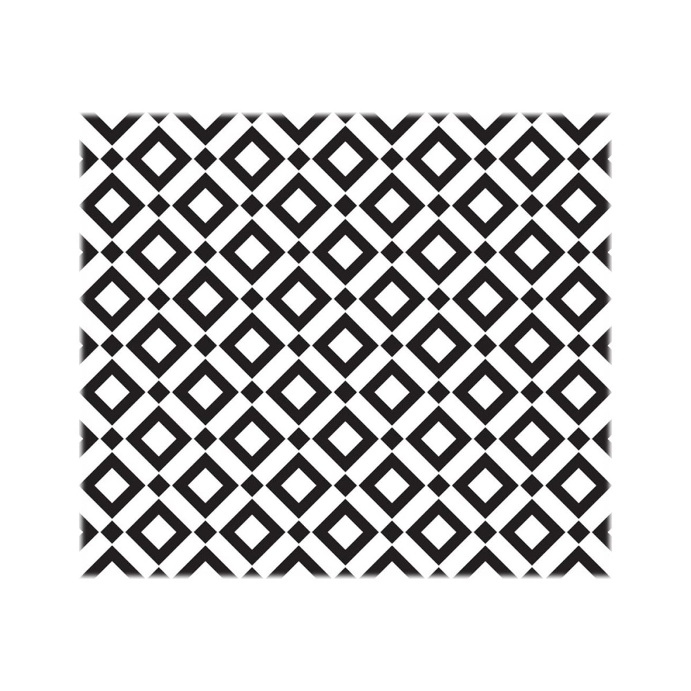 Deflecto FashionMat - Floor mat for classroom, home, home office - rectangular - 35.04 in x 40.2 in - black diamond MPN:CM3540BD