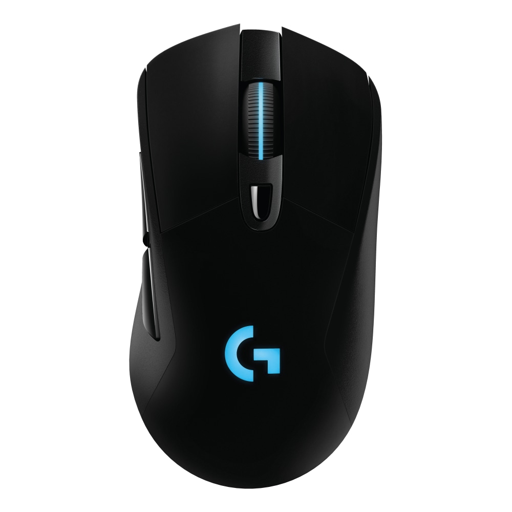 Logitech G703 LIGHTSPEED Wireless Gaming Mouse with HERO 25K Sensor, LIGHTSYNC RGB, Black MPN:910-005638