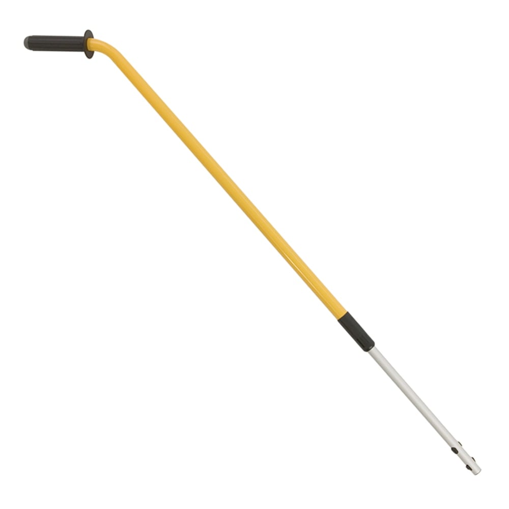 Rubbermaid Commercial Products HYGEN Quick-Connect Ergo Adjustable Mop Handle, 48 - 72in, Yellow MPN:Q76000