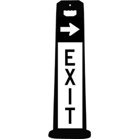 Plasticade 4100-BK-PARK1 Compact EXIT Sign For Parking Lots Black 4100-BK-PARK1