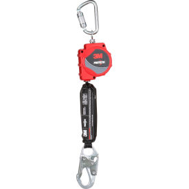 3M™ Protecta® Self-Retracting Lifeline with Carabiner Web & Steel Snap Hook 11'L 7100319945