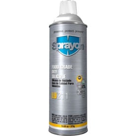 Sprayon LU211 Food Grade Dry Silicone Lubricant 12 oz. Aerosol Can - S00211000 S00211000 - Pkg Qty 12