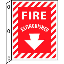 NMC™ Fire Flange Plastic Sign Fire Extinguisher 9