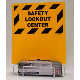 Electrical Lockout Center - Backboard and Rack - Bilingual LORK2BI