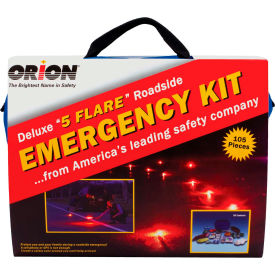 113178 105 Pc. Deluxe 5-Flare Roadside Emergency Kit 113178