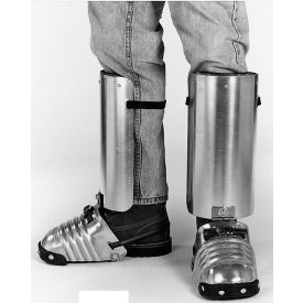 Ellwood Safety Men's Foot-Shin Guards Steel Toe Clip Rubber Strap 6-1/2