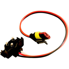 Buyers DOT Light Plug 3-Wire AMP-Style Plug With 3-Pin Right Angle PL-3 Male Plug - 5620354 5620354 - Pkg Qty 10