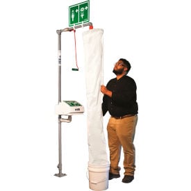 Hughes® Safety Shower Test Kit w/ Bucket & Shower Sock Polyethylene/PVC TEST-KIT