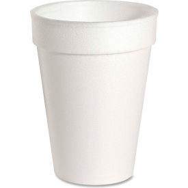 Genuine Joe Hot/Cold Foam Cups 10 Oz. White 1000/Carton GJO58551