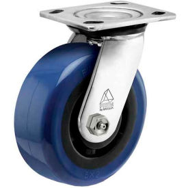Bassick® Prism Stainless Steel Swivel Caster - Eagle Urethane - 5