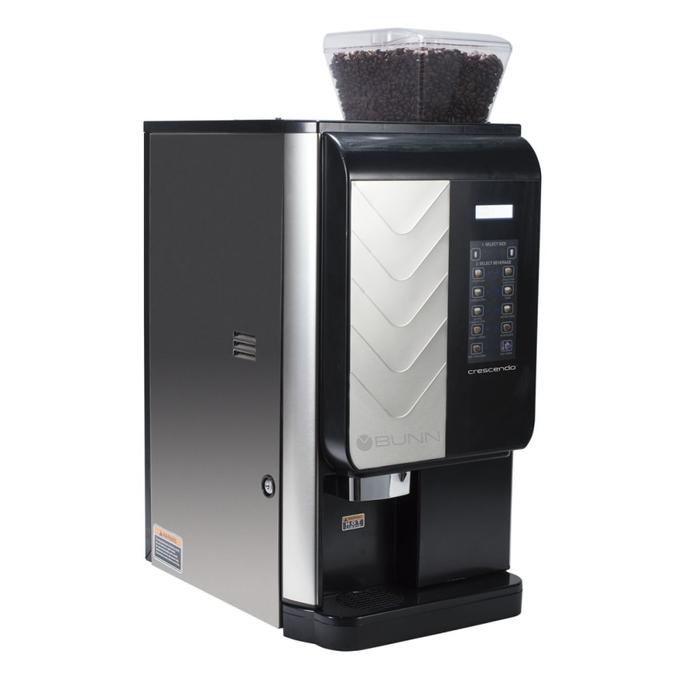 BUNN Crescendo Single-Serve Coffeemaker, Black/Silver MPN:44300.0201