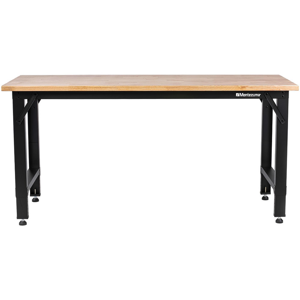 Stationary Work Benches & Tables; Bench Style: Work Bench ; Edge Type: Square ; Leg Style: Adjustable Height ; Depth (Inch): 24 ; Width (Inch): 72 ; Maximum Height (Inch): 42 MPN:MWB722430B