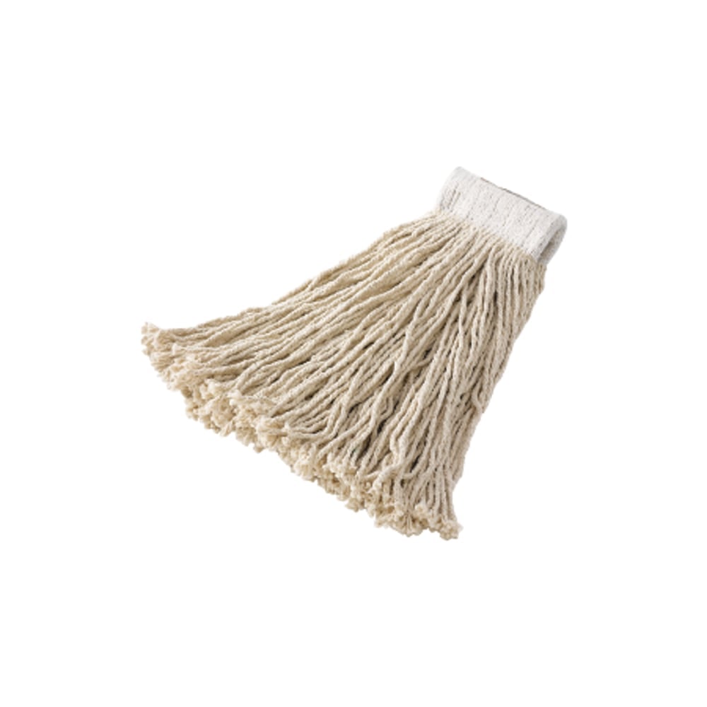 Rubbermaid Rayon Cut-End Mop Heads, 16 Oz, White, Pack Of 12 MPN:FGV11600WH00