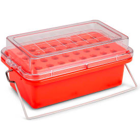 Globe Scientific™ Mini Cooler For 1.5 ml Tubes 32 Place Red 454003