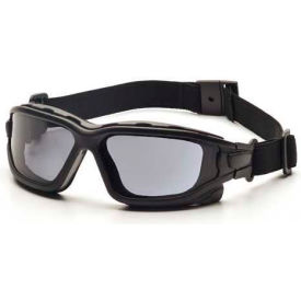 I-Force™ Safety Glasses Gray Anti-Fog Lens Black Temples/Strap SB7020SDT - Pkg Qty 12