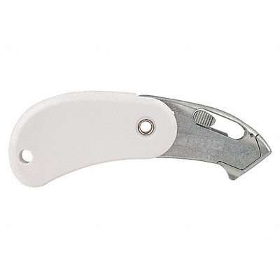 Folding Safety Cutter 4 in White PK12 MPN:PSC-2-100