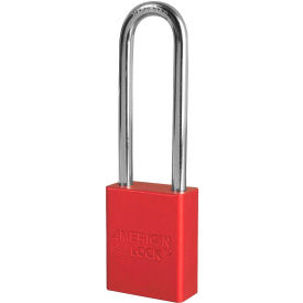 American Lock® S1107RED Aluminum Safety Padlock 1-1/2