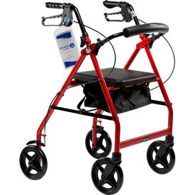 Dynarex DynaGo™ Quad 8 Aluminum Rollator W/ 7.5