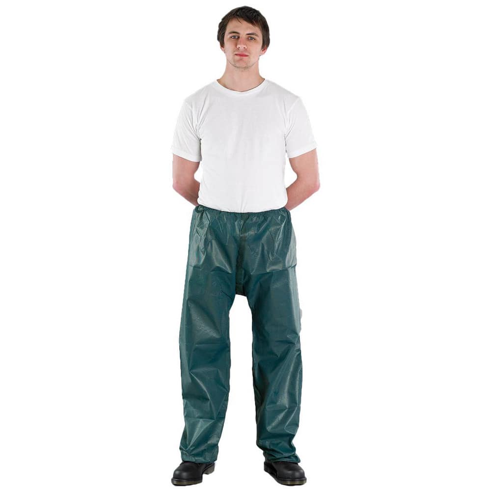 Disposable Pants, Protection Type: Chemical-Resistant, Chemical Warfare Agents , Size: Small , Waist Size: 36 , Color: Green  MPN:GR40-T92-301-02