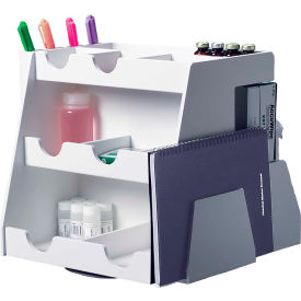 TrippNT™ White PVC Rotating Multi-Compartment Workstation 15