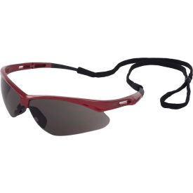 ERB® Octane® Safety Glasses Gray Lens Red Frame Pack of 12 WEL15334REGY - Pkg Qty 12