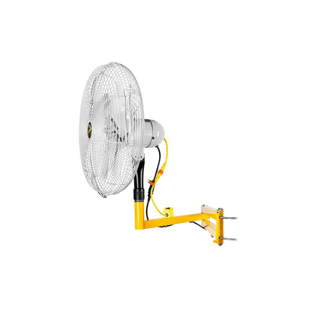 Industrial Circulation Fans, Fan Diameter: 20in , Fan Type: I-Beam/Suspension , Number Of Blades: 3 , Voltage: 115 , Maximum Rpm: 1100  MPN:JF-AAM20-DCS-S