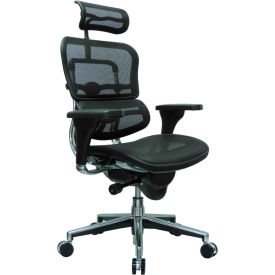 Eurotech Ergohuman Executive High Back Chair - ME7ERG(N) - Black Mesh ME7ERG(N)