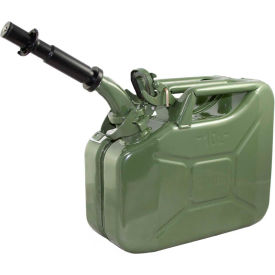 Wavian Jerry Can w/Spout & Spout Adapter Green 10 Liter/2.64 Gallon Capacity - 3014 3014