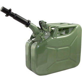 Wavian Jerry Can w/Spout & Spout Adapter Green 2.64 Gallon Capacity - 3014 3014