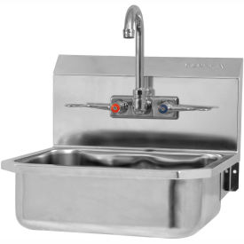 Sani-Lav® 605FL Wall Mount Sinks With Faucet NSF/ANSI 372 605FL