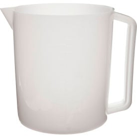 Thermo Scientific Nalgene™ Graduated HDPE Plastic Beaker with Handle 3000mL Case of 6 1220-2500