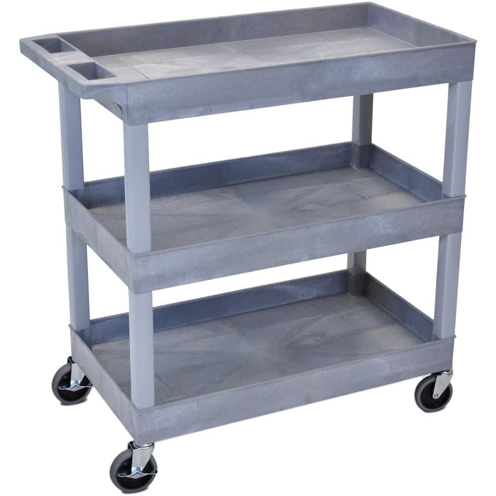 Carts, Cart Type: Tub Cart , Assembly: Assembly Required , Caster Size: 5 in , Load Capacity (Lb. - 3 Decimals): 500.000 , Color: Gray  MPN:EC111HD-G