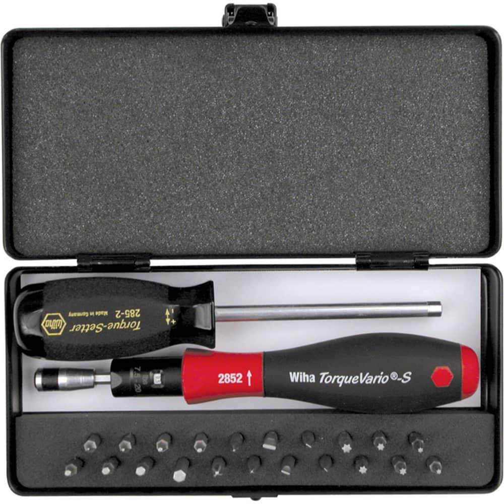 Torque Limiting Screwdrivers; Tip Type: Hex; Slotted; Torx; Minimum Torque (Inch/oz): 5.0; Maximum Torque (In/Lb.): 18.00; Drive Size (Decimal Inch): 0.15750; Torque Adjustability: Adjustable; Point Size: #1 MPN:28590