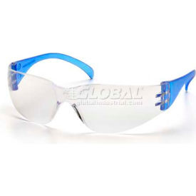 Intruder™ Safety Glasses Clear Lens Blue Temples SN4110S - Pkg Qty 12